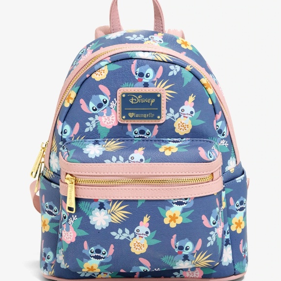 loungefly disney lilo & stitch ducklings mini backpack